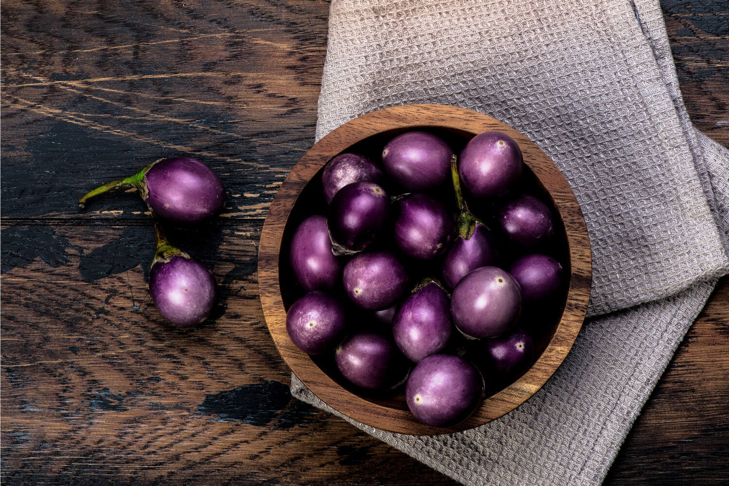 Mini aubergine 200gr stuk 2